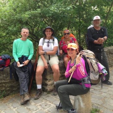 Membros do nosso blog no Caminho de Santiago